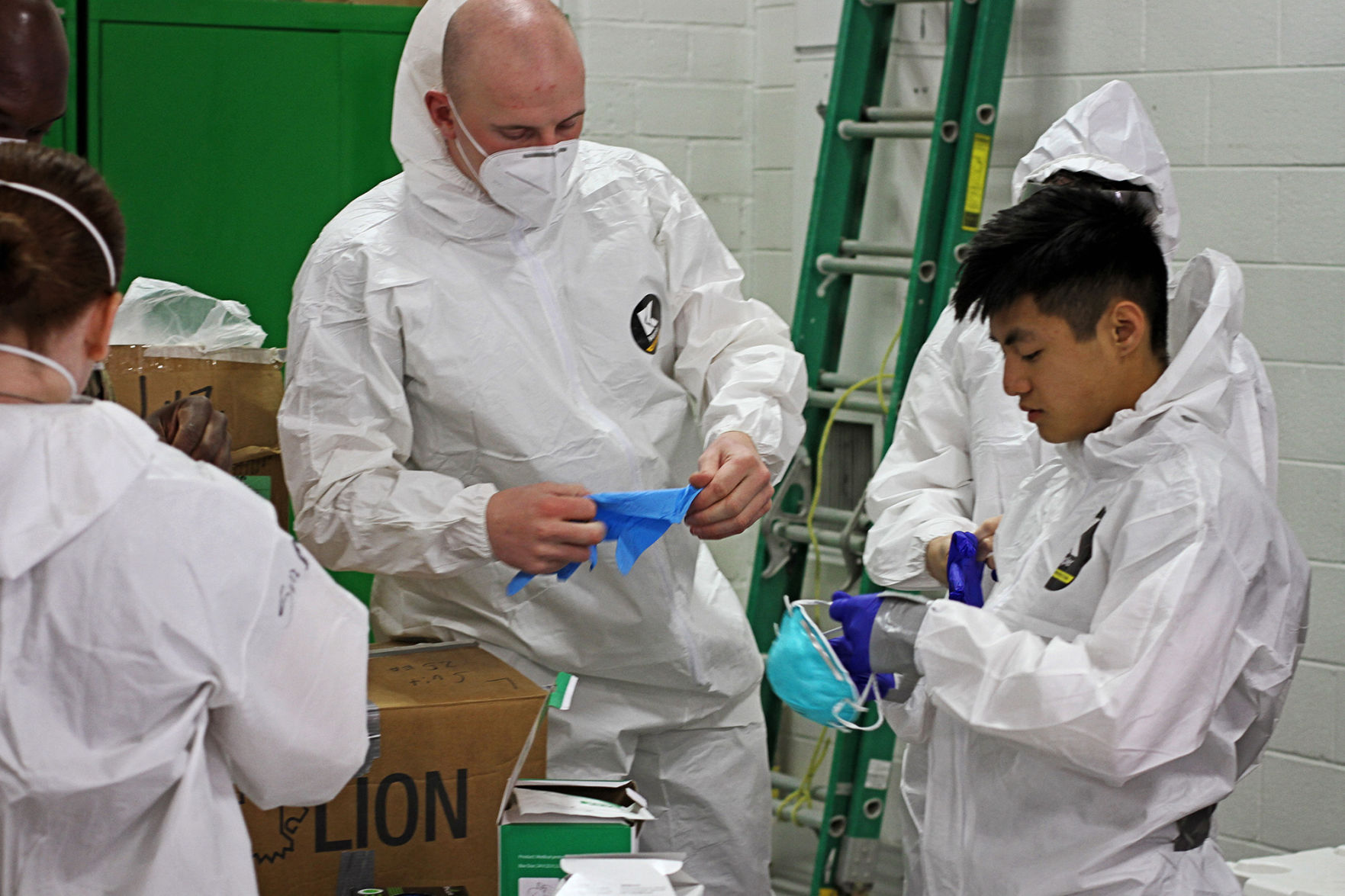 PHOTOS: National Guard COVID-19 Testing